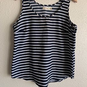 Navy Striped tank
